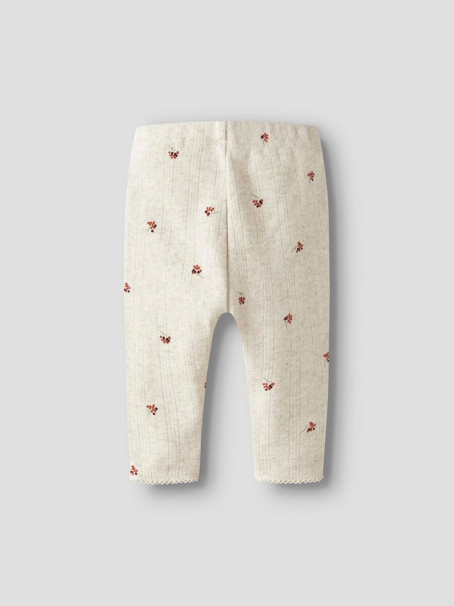Product carousel image - ORGANIC COTTON LEGGINGS, Peyote Melange | 2