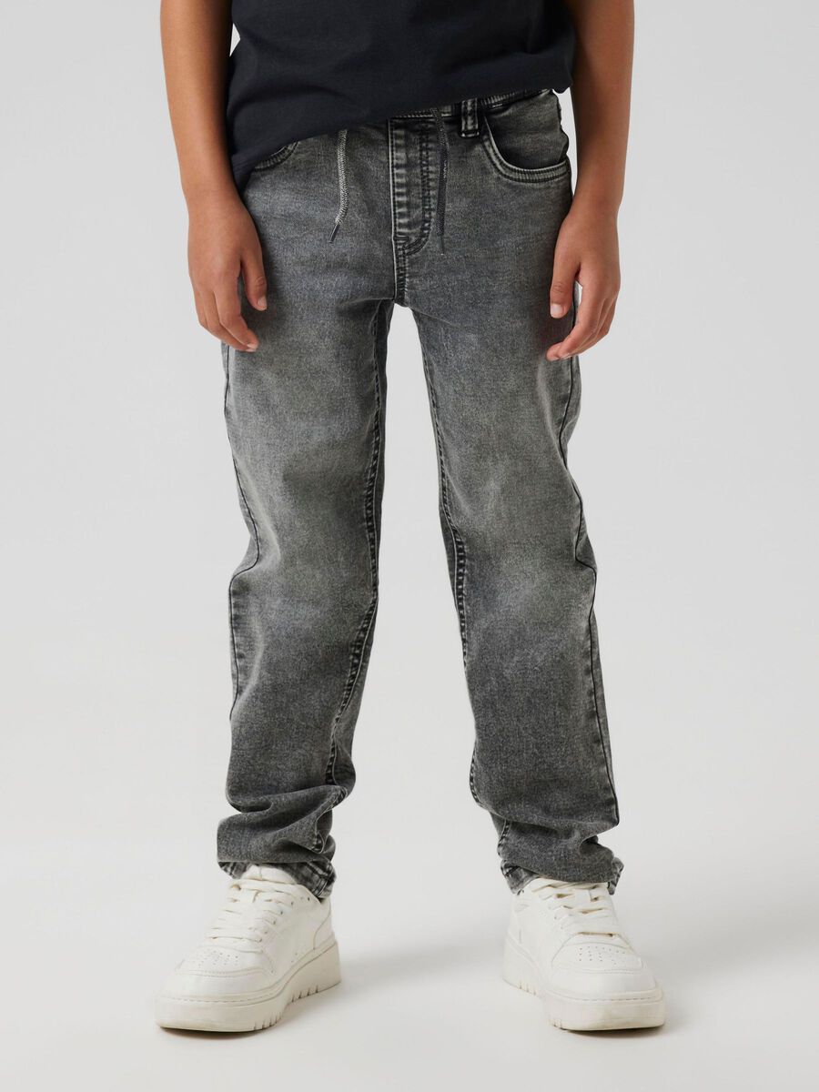 name it SLIM FIT SWEAT JEANS, Medium Grey Denim, highres - 13185212_MediumGreyDenim_007.jpg