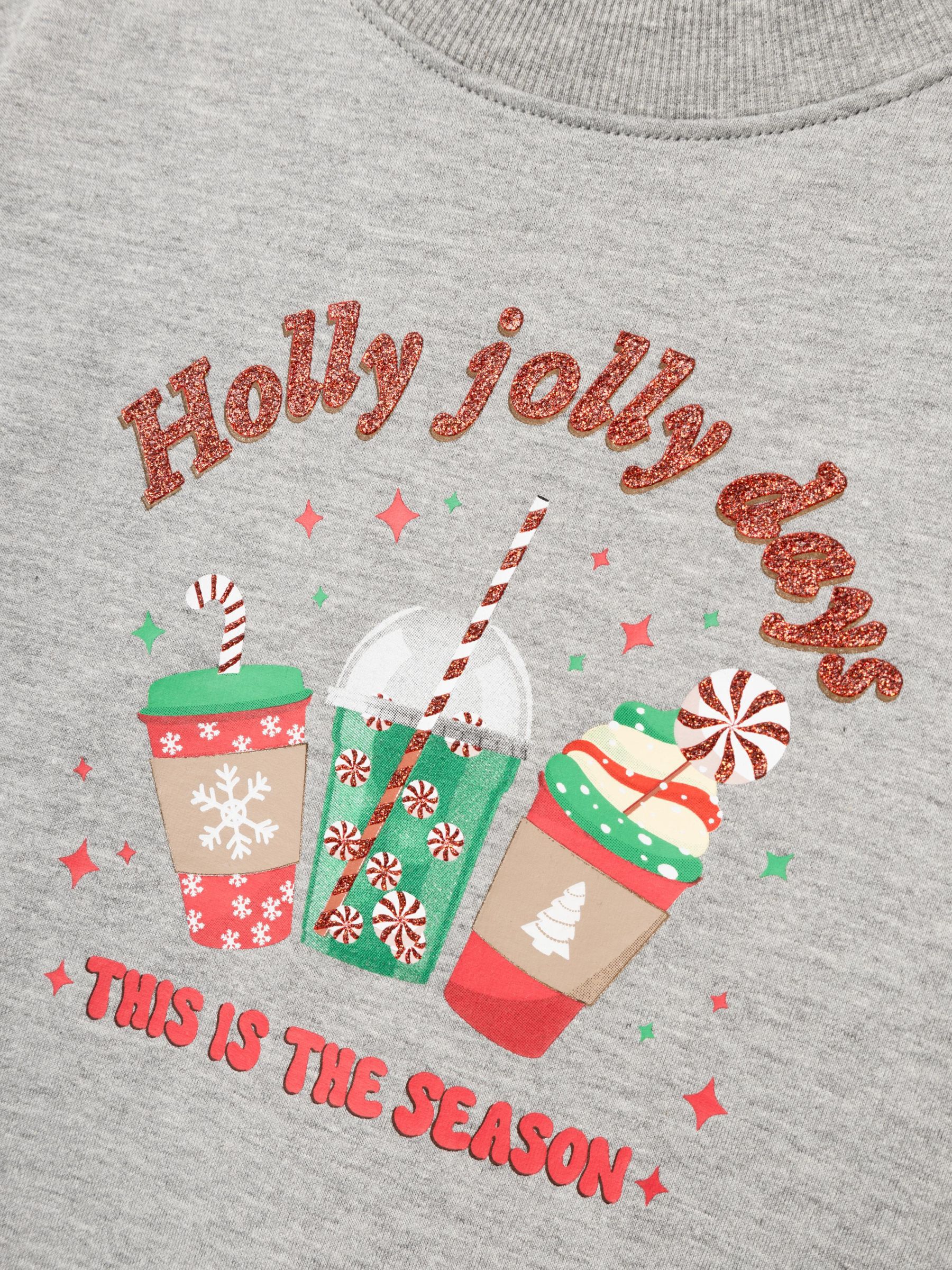 CHRISTMAS SWEATSHIRT Girls Grey NAME IT Norway