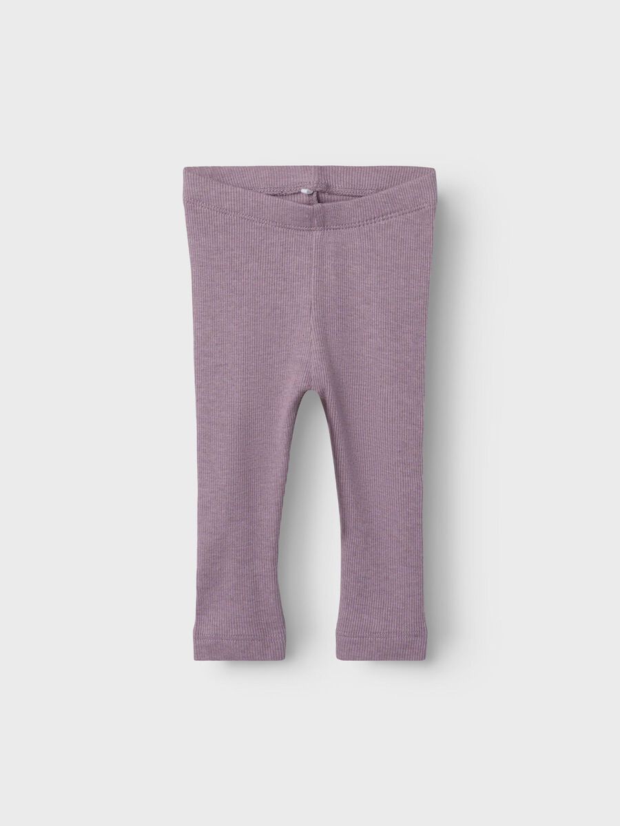 Name it BASIC RIB LEGGINGS, Elderberry, highres - 13198040_Elderberry_925445_003.jpg