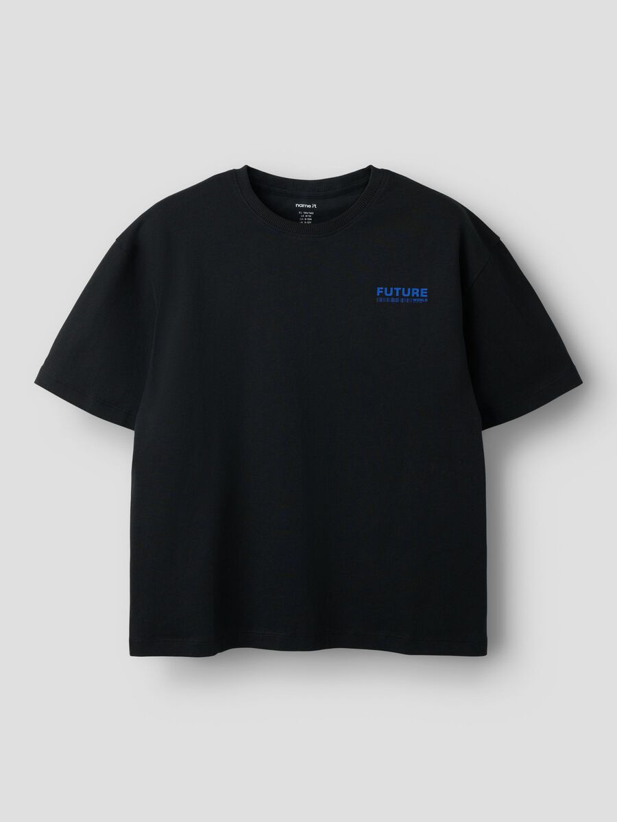 Carousel image 4 ORGANIC COTTON T-SHIRT, Black Beauty