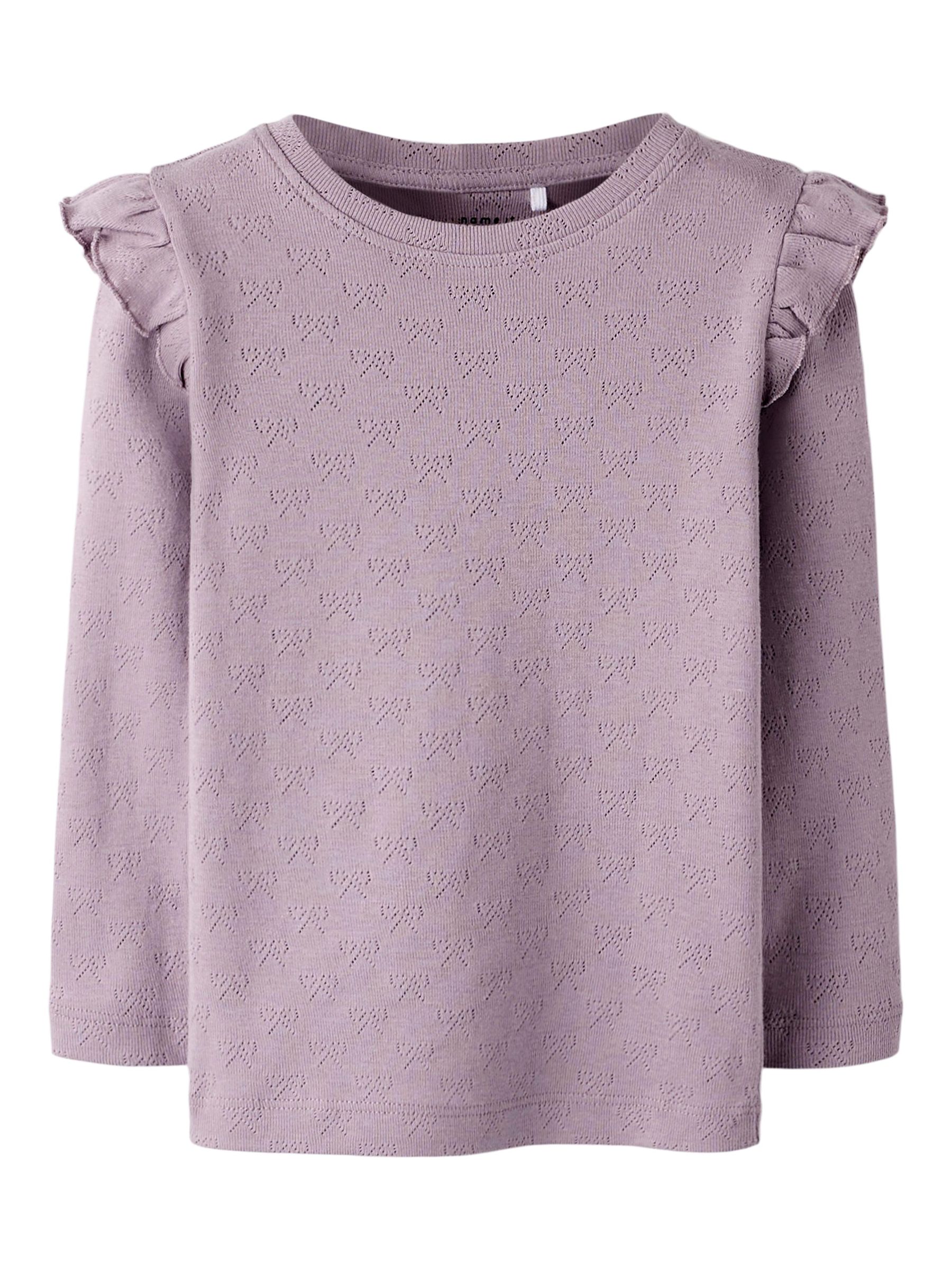 Maglietta Maniche Lunghe Mini Boden Bambina – Multicolore A Righe, POINTELLE, Cotone E Poliestere