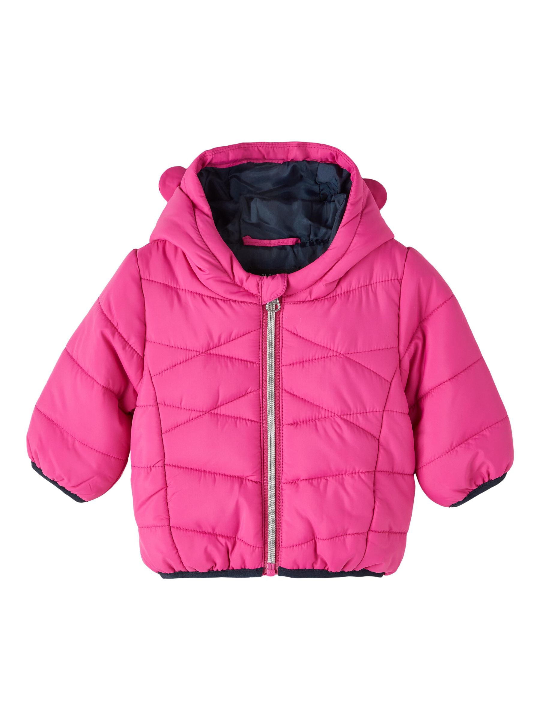 Mango Kids baby gewatteerde winterjas lichtbeige | wehkamp