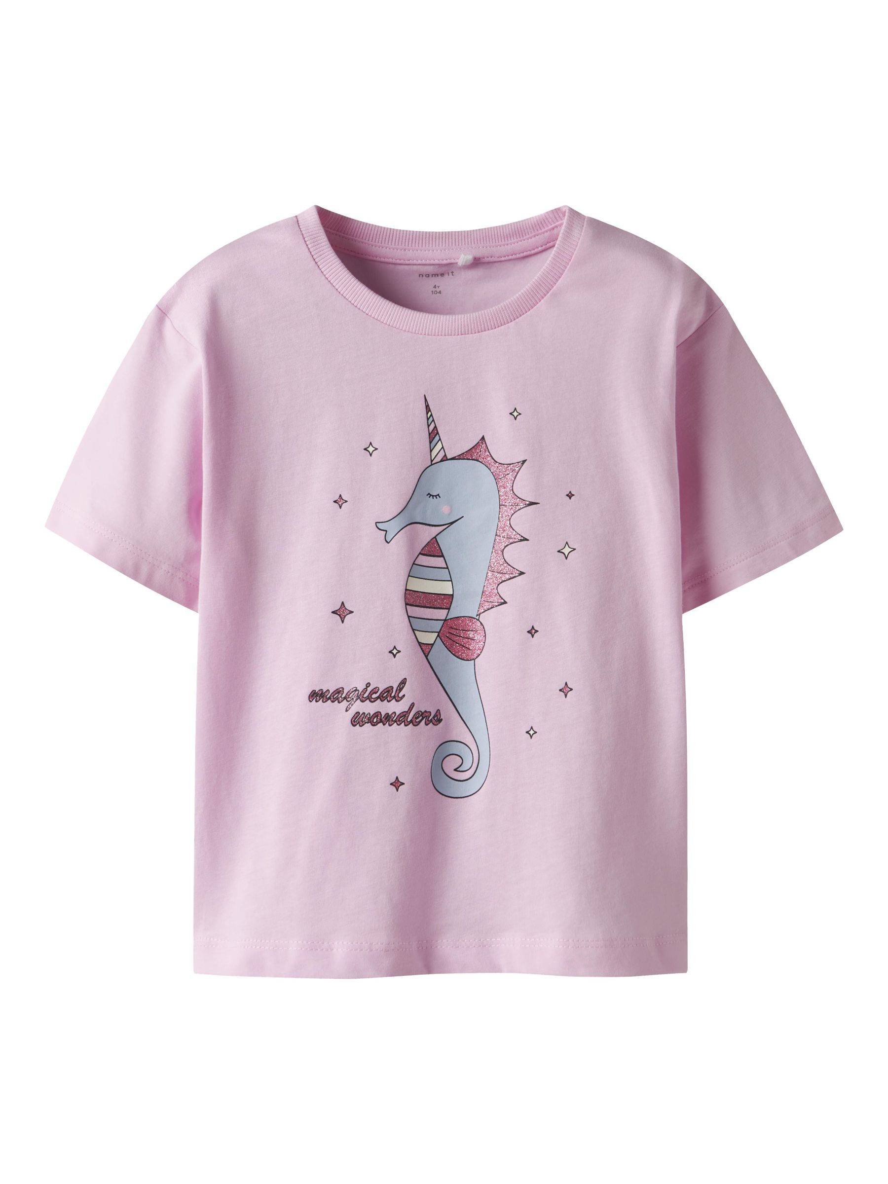 NAME IT - Confezione Da 2 T-Shirt Per Bambine E Ragazze, Cotone Morbido, Colori E Stampe Variopinte - 2